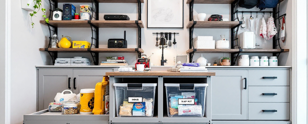 Essential survival gear laid out for inventory and inspection